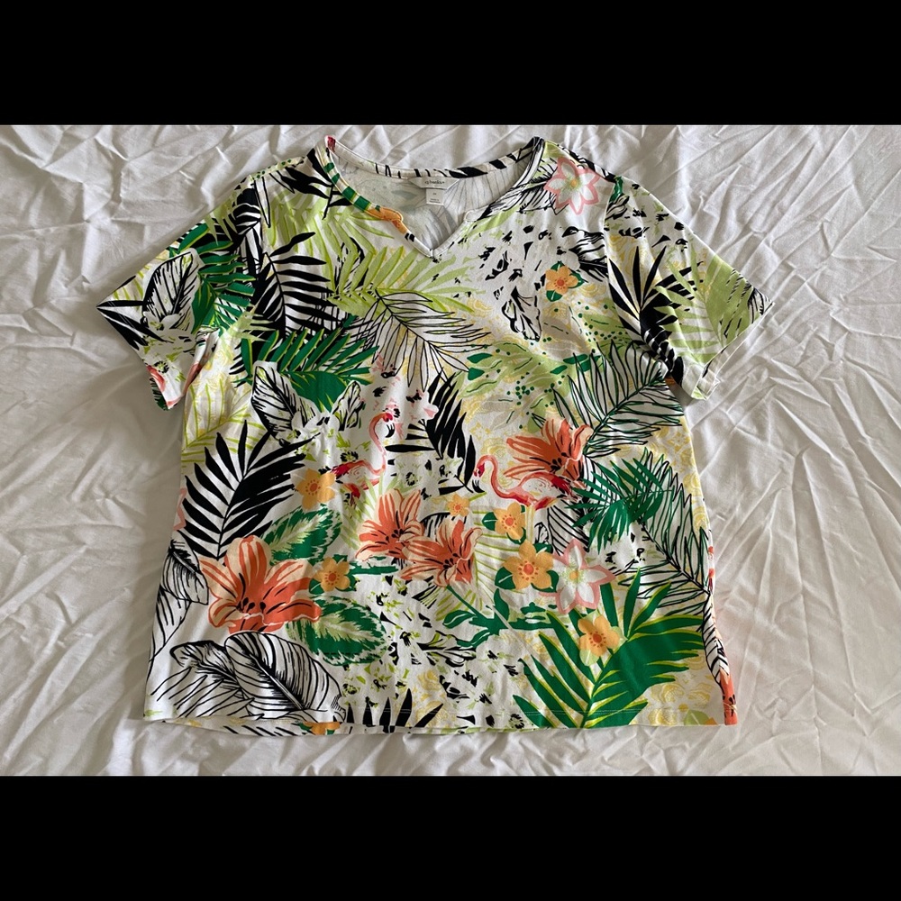 CJ Banks Short Sleeve Shirt